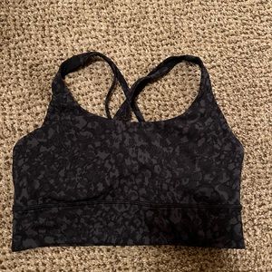 EUC lululemon energy bra long line size 8